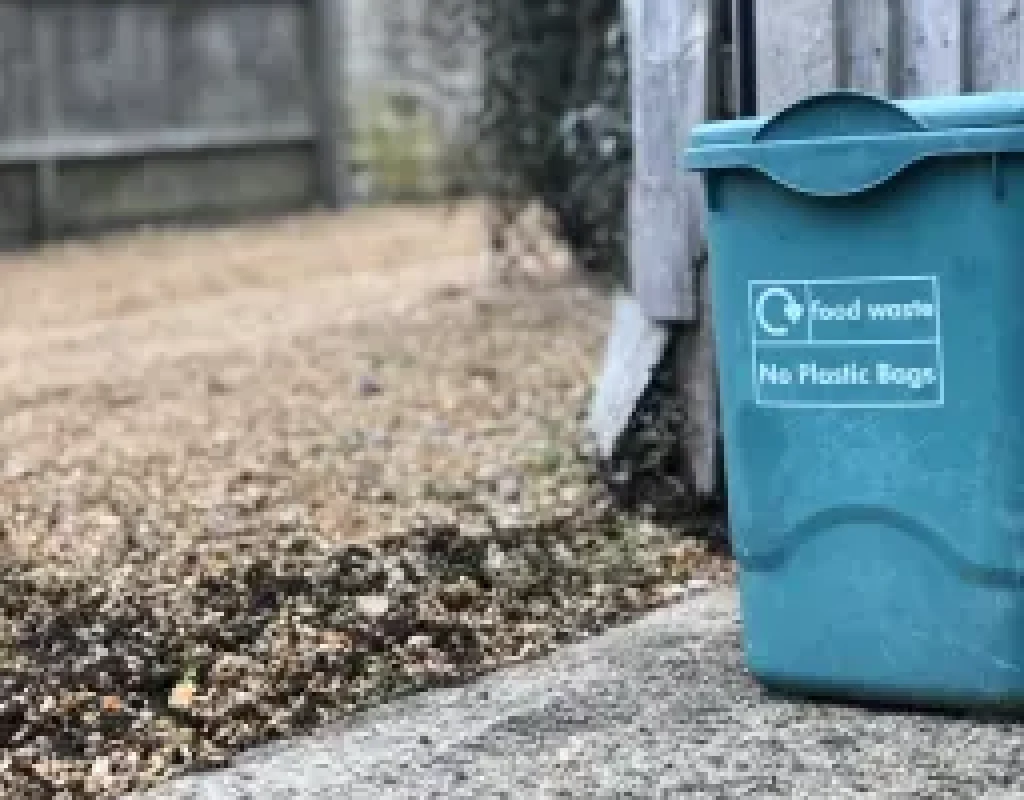 Zippy Dumpster truck delivering container in Santa Ana, CA