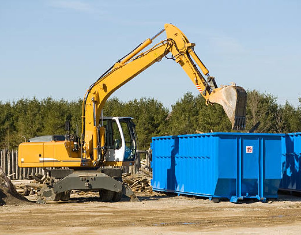 roll off dumpster used for commercial waste removal